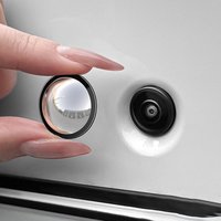 2PCS Car Camera Protective Cover PC Lens Guard Anti-Scratch transparent Waterproof Rear View Camera Shield Dustproof Protection