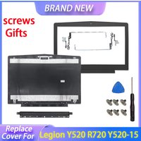 Laptop Cover For Legion Y520 R720 Y520-15 Y520-15IKB R720-15IKBN LCD Screen Back Cover Front Bezel Hinges Hingecover Black
