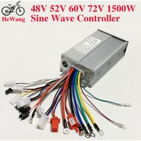 AliExpress NONE 48V 52V 60V 64V 72V Sine Wave Controller Ebike 1000W 1500W Brushless Motor Controller MAX 30A for Electric Vehicle Scooter