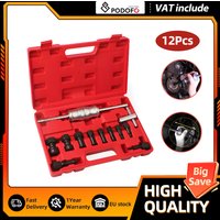 Podofo 12-teiliges Handlager-Abzieher-Set 8-32mm mit Adapter für Autoreparatur und Demontage