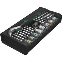 Wera 8100SB6 Zyklop metric ratchet socket wrench 29 piece set 3/8 inch