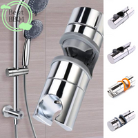 (BBQ4)Adjustable Shower Head Holder For Slide Bar Chrome Shower Rail Slider Holder