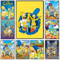 The S-Simpsons Animation_Comic Poster Wall Art Print Poster Decorative Mural Home Decor Gift Unframed