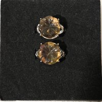 Flower Natural fluorite Ring Adjustable Female Simple Ring Jewelry for Women Gift Wholesale High Quality Vintage Fine