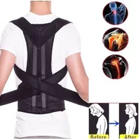 Adjustable Back Posture Corrector, Breathable Shoulder Waist Support Straps for Teens Boys Girls, Back Pain Relief Brace