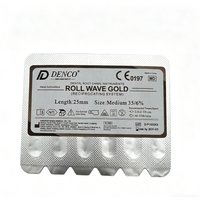 Denco one files ROLL WAVE GOLD reciprocation system Small Primary Medium dental rotary files