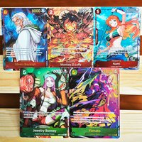 ONE PIECE OPCG Foil Game Anime Collection Cards Gather D.Luffy/Nami/Silvers Rayleigh/Yamato/Bonney-Toys Hobbies Collectibles