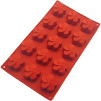 15 Hole Windmill Flower Shape Silicone Chocolate Mold DIY Ice Tray Multi-function Kitchen Baking Tools French Dessert Cake Mold