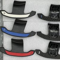 Real Carbon Fibe Paddle Shifters For BMW 1 2 3 X1 X3 X4 Series F20 F22 F30 F32 F48 F25 F26 F15 F16 Car Steering Wheel Extension