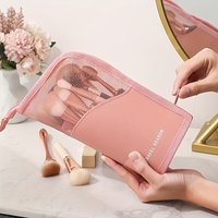2025 Geräumiges Vertikales Augenbrauenstift-Etui, Tragbare Organizer-Tasche für Make-up, Perfekt für Frauen - Einfach zu Verwenden und zu Transportier