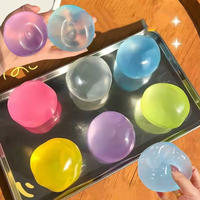 Soft And Squeezable Coconut Oil Handmade Squeezing Ball Fidget Toy for Anxiety Relief Easter Stress Relief Hand Toy image 4