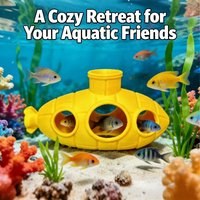 1PC 3D Printed Sea Fish Tank Ornament Submarine Aquarium Micro Landscape Decoration Hiding House Breeding Jar
