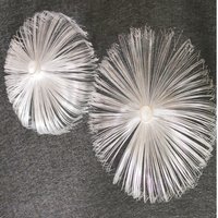 5Pcs Dandelion Jellyfish Fiber Optic Chandelier Christmas Solar Light Decoration Outdoor String Lights Fiber Optic Flower Lighti