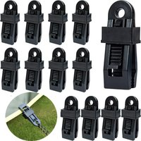 5/10/30/50pcs Camping Tent Windproof Fixing Clip Outdoor Canopy Tarpaulin Fixed Strap Hook Clip Camping Equipment Accessories