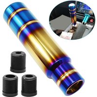 Universal Gear Shift Knob Shifter Lever Head Aluminum Weighted Long Stick Shift Knob Car Accessories Lever Cover Head