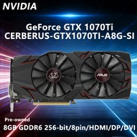 NVIDIA RTX 1070TI 8GB GPU CERBERUS-GTX1070TI-A8G-SI & GTX 1070 8G GPU GDDR5X graphics card PCI-E 3.0 HDMI DP DVI 8pin Desktop PC