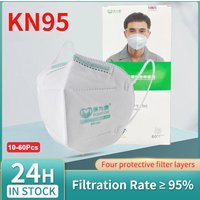 Gesichtsmaske Ohrbügel KN95 4-lagige staubdichte Mundmaske Anti-PM2,5 Antibeschlag-Schutzmaske Staubmasken