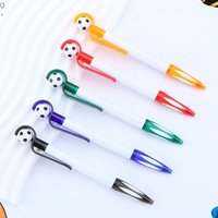 24 Pcs Creative Ballpoint Pen Rotary Football Promotional Pen Press Gift Rotary Ball Student Prizes