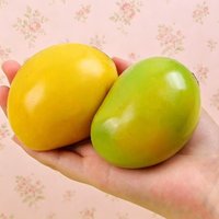 2026 Handmade Crispy Mango Stress Ball, Crunchy Block Filled ASMR Squeeze Toy, Anti-Stress Fidget for Adults & Kids