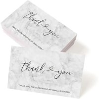 50Pcs 2x3.5 Inch Thank You Cards Small Business, Commercial Decoration Label,Thanks You Card For Retail Store Owner