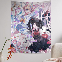 N-Needy Girl Overdose Game Hippie Wall Hanging Tapestries for Living Room Home Dorm Decor Kawaii Room Decor