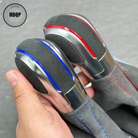 DSG Genuine leather red stitch Gear Shift knob For Golf 7 7.5