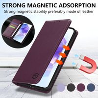 Wallet Skin friendly Card Slot Kickstand Magnetic Flip Leather Case For Samsung Galaxy A06 A16 A26 A36 A56 Shockproof Card Bag