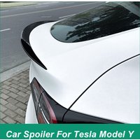 For Tesla Model Y P Edition Original Factory Tailgate Rear Luggage Lid Spoiler Fixed Wind Wing Exterior Decoration Modified ABS