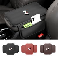Car Armrest Mat Center Console Leather Protection Cushion For Hyundai IONIQ 5 N I30 I20 IX35 Accent Tucson Elantra Getz Genesis