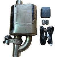 Moduł sterowania elektronicznego zaworu podciśnieniowego układu wydechowego samochodu, uniwersalny zawór ze stali nierdzewnej, zdalnie sterowana rura wydechowa.