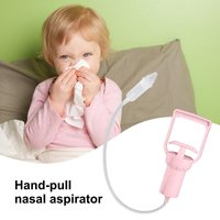 Baby Nasal Aspirator Powerful Hand Pump Safe Comfortable Nose Cleaner For Newborns Toddlers Kids Portable Relief Mucus Remover