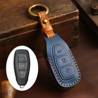 Car Key Case Cover For Ford Fiesta Focus Mondeo Ecosport Kuga Fob Remote Key Case Protector Accessories Holder Shell Keychain