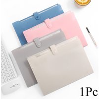 Accordion Folder, A4 Size, Expandable Folder With 12 Pockets, Macaron Color Folder With Labels, Portable File Organizer, School