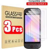 3Pcs HD Tempered Glass For Switch 2 Screen Protector Film