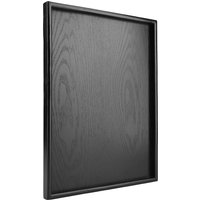 Black Wood Tea Tray Rectangular Food Cup Serving Trays Decorative Wood Plate Dessert Candy Wood Tea Tray Restaurant Plate