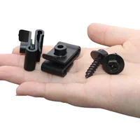 5Pcs Car Fender Lining Wheel Arch Mudguard Trim Clips U Nut Fixed Fastener Clips Screw Clamp Retainer For Toyota