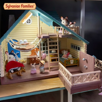 Sylvanian Families Genuine Limited Edition Interactive Pretend Play Animal Doll Playset Play House Food Truck Figures Gift Toy