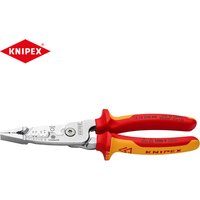KNIPEX 13 76 200 ME Insulated Electrician's Metric Wire Stripper Plier VDE Tested Chrome-Plated 200 mm