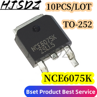 10PCS/LOT NCE6075K TO252 NCE6075/ 5PCS/LOT NCE6075 TO-220 MOSFET-N 60V 75A