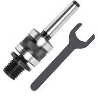 Woodworking Live Tailstock Chuck Adapter to 1" x 8tpi Thread with #2 Morse Taper Mount…