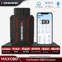 2026 KONNWEI MAXOBD Full System OBD2 Scanner Bluetooth 5.2 OBDII Diagnostic Tools for Engine/Transmission/ABS/Airbag Code Reader