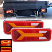 New LED Tail Light Dynamic Brake Stop Turn Signal Rear Fog Lamp For Lorry Bus Trailer Truck Reflector Reverse light taillight