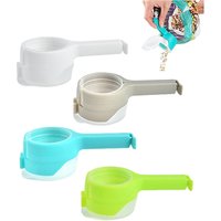 Kitchen Bag Clips For Food Storage Sealing Clips With Pour Spouts Food Sealing Plastic Cat Dog Food Storage Organizer