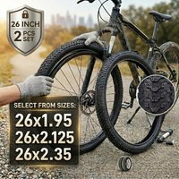 2Pcs Mountain Bike Tires 26 Inch MTB Bicycle Tyre 26x1.95 26x2.125 26x2.35 Cycling Dirt Rubber Replacement Parts Accessories