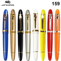 Jinhao 159 Fountain Pen High Quality Metal Luxury Elegant Executive Pen Ink Pen Office School Useful Writing Supplies Stationery