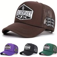 2026 Fashion New Mesh Hat Wrench Embroidered Hip Hop Skateboarding Hat Daily Leisure Decoration Sunshade Hat Unisex Baseball Hat