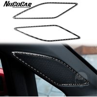For Volkswagen Golf 8 GTI MK8 2021-2023 Carbon Fiber Window A-pillar Audio Panel Car Interior Accessories Decorative Stickers