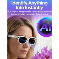 2 in 1 AI Smart Glasses AIMB-S1 Wearable Tech Smart AI Glasses Waterproof Anti-Blue Light Smart Video Glasses Image Conversation