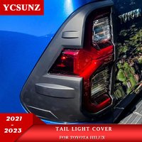 ABS Tail Light Cover For Toyota Hilux 2021 2022 2023 4x4 Car Styling Accessories Double Cabin YCSUNZ