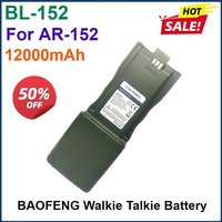 12000mAh Baofeng AR-152 Li-ion Battery Large Capacity for AR152 Tactical Walkie Talkie Extra Battery USB Charging Two Way Radios